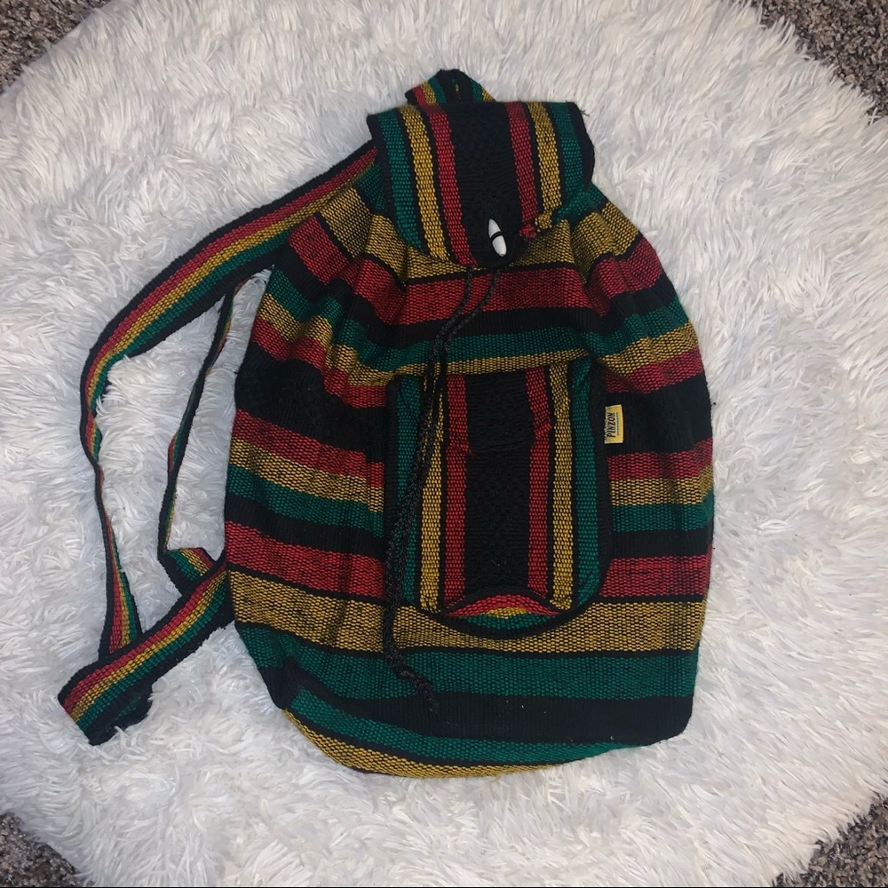 Rasta Canvas Pinzon Drawstring Bag